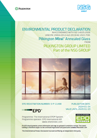 Environmental Product Declaration for Low Carbon Glass