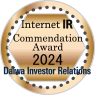 2024 Commendation Award from Daiwa Investor Relations Co., Ltd.