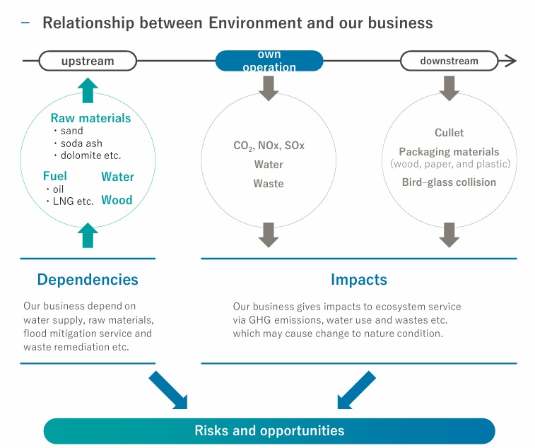 relationship between Environment and our business