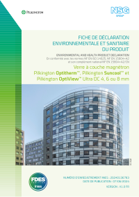 EPD for Laminated Offline Coated Float Glass
