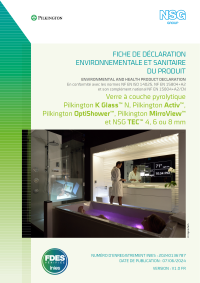 EPD for Laminated Online Coated Float Glass