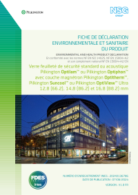 EPD for Laminated Offline Coated Float Glass