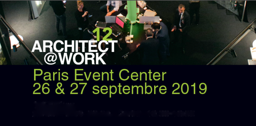 PGS participera à ARCHITECT@WORK Paris 2019