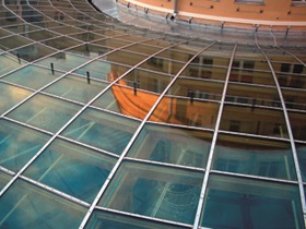 Szklane atrium