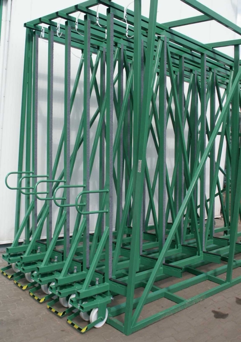 6 shelves in panel