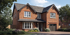 New build house in the UK