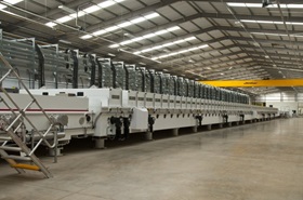 Pilkington UK Off-line coater at Cowley Hill
