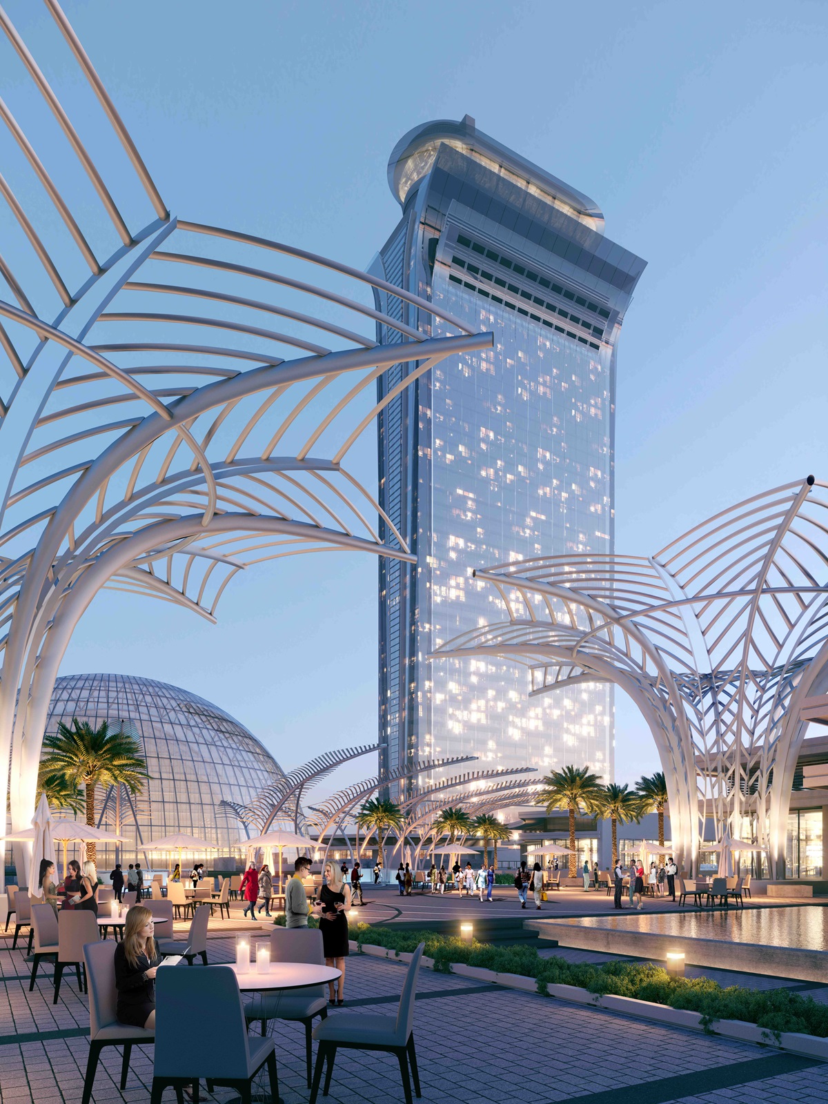 12 acres of solar control glass gives landmark Dubai tower the coolest