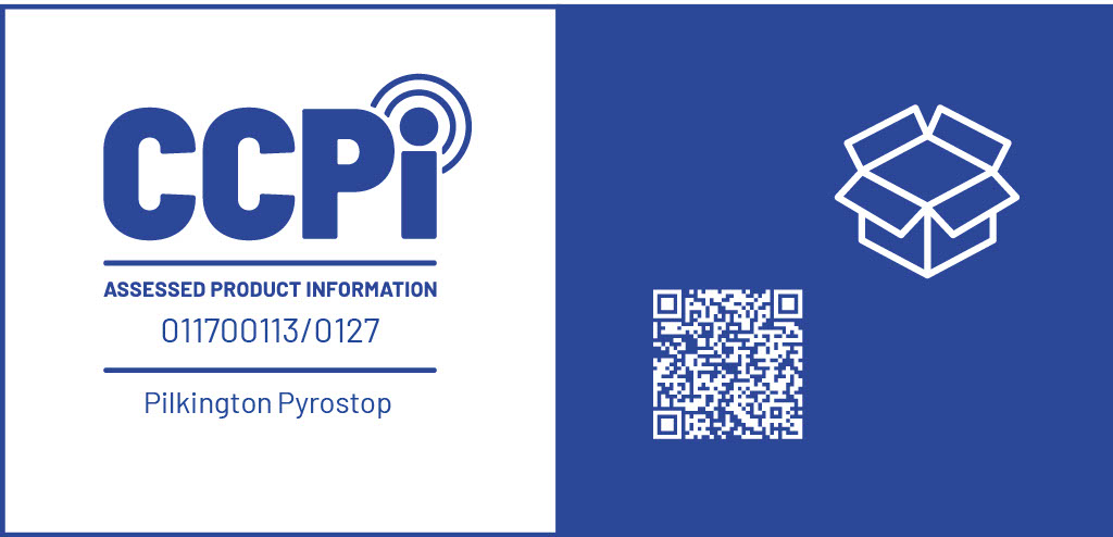 Pilkington Pyrostop CCPI mark
