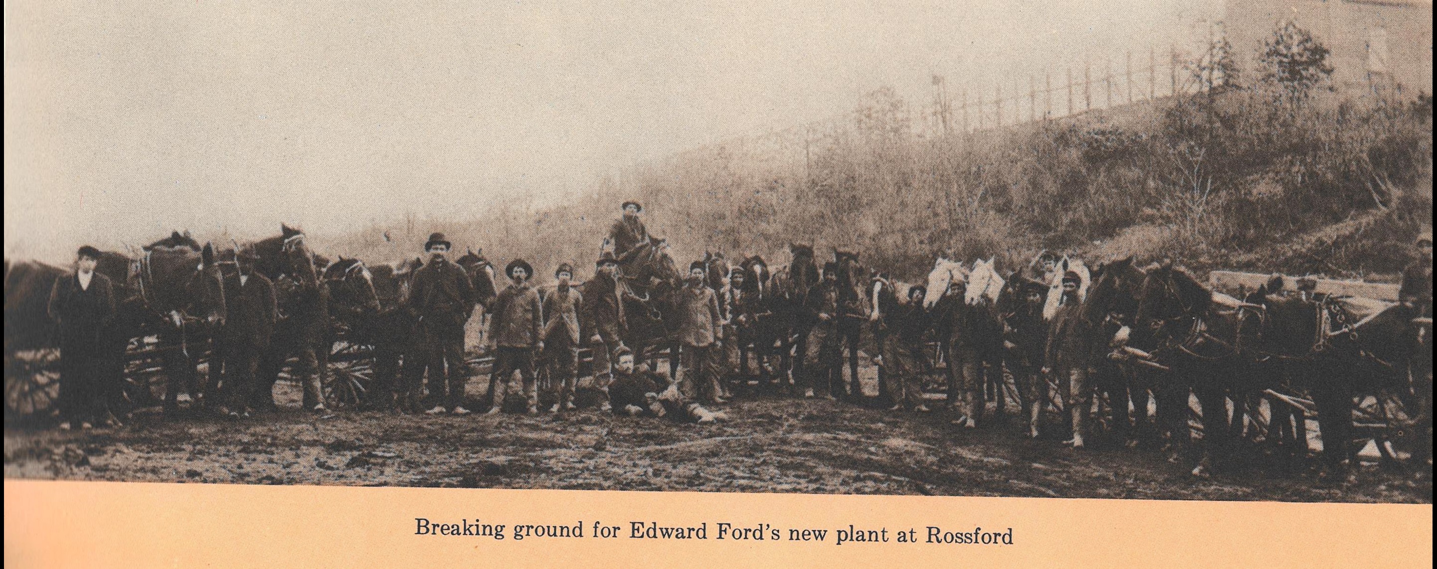 Groundbreaking Rossford, Ohio 1898