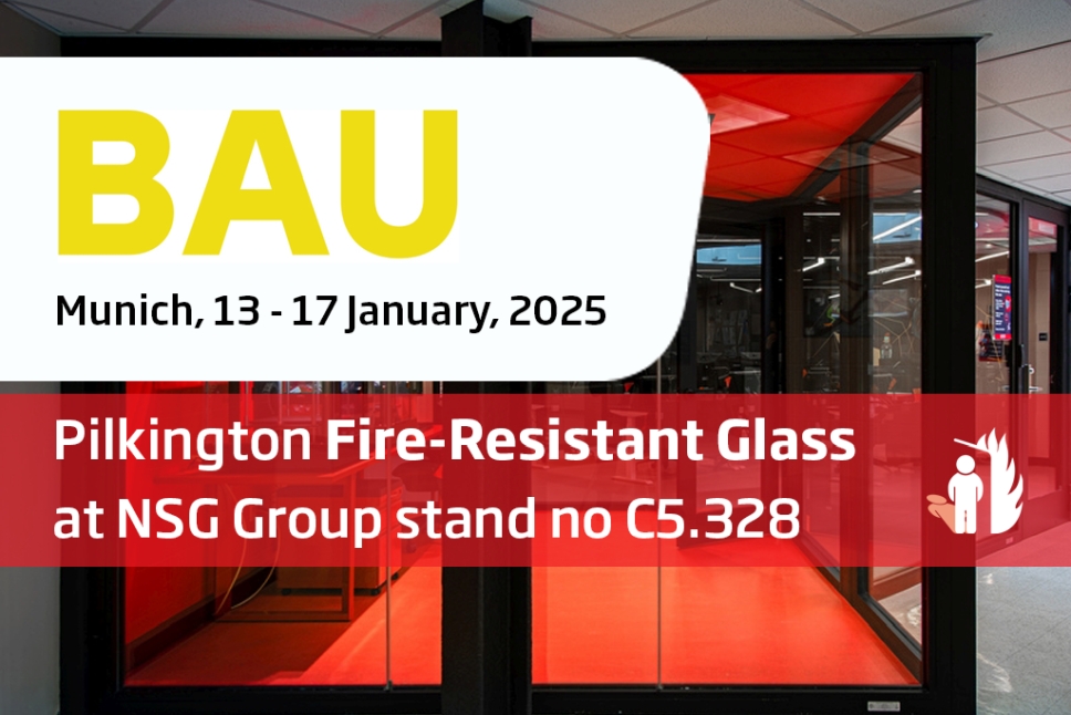 Pilkington Fire-resistant Glass to be displayed at BAU show in Munich