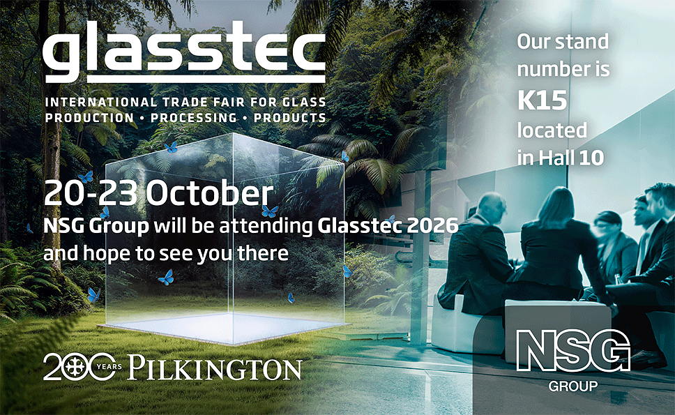 NSG Group to exhibit at Glasstec 2026