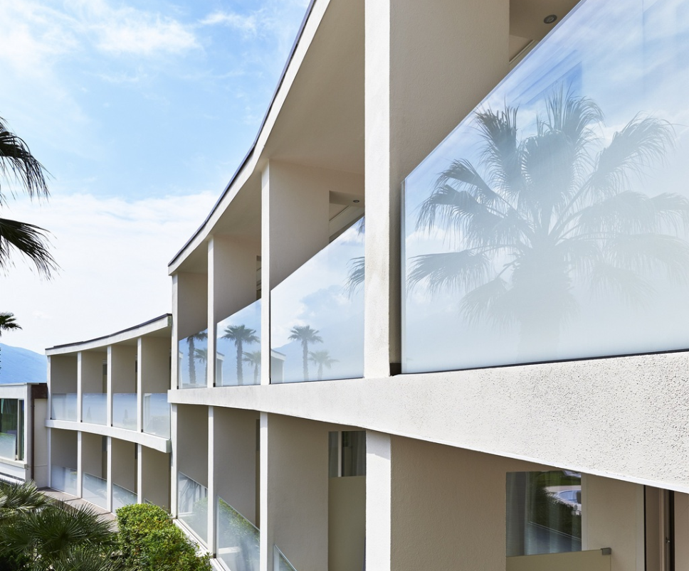 The Park Hotel Imperial, situated in Limone del Garda with Pilkington Glass