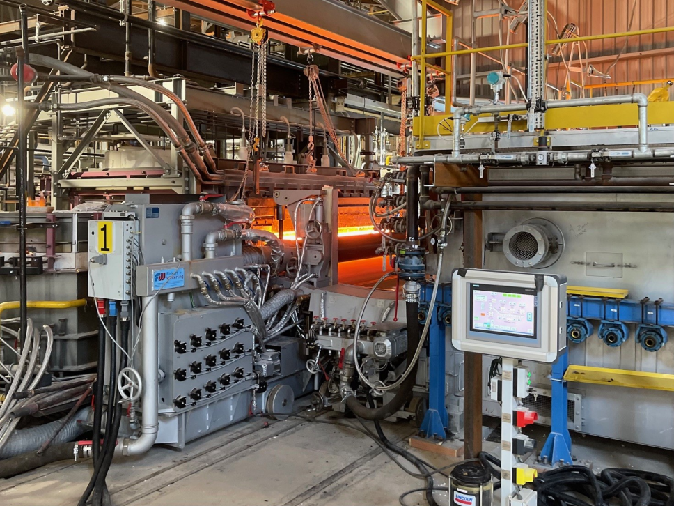 The new RP5 production line at Pilkington UK Greengate works