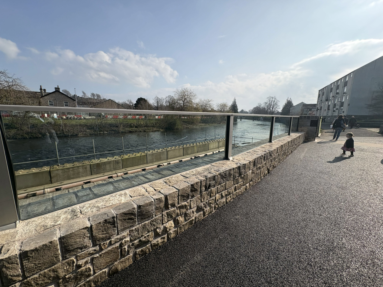 Kendall glazed flood defence