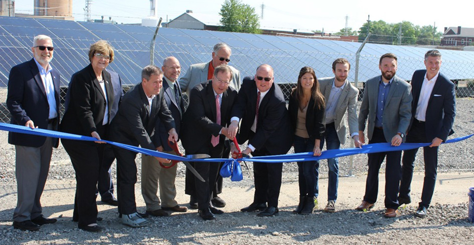 Rossford Solar Field Bow Cutting