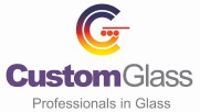 Custom Glass logo