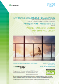 Pilkington Mirai low carbon glass EPD